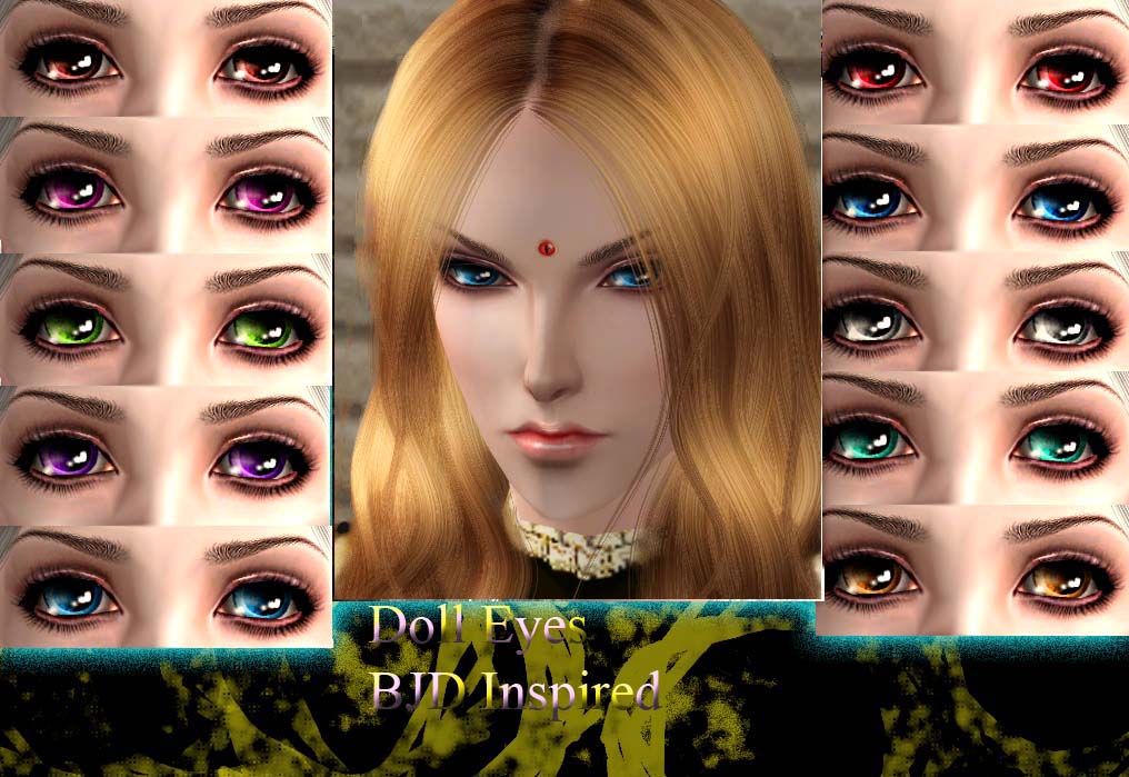 Mod The Sims Cute Doll Eyes Bjd Inspired As Contacts