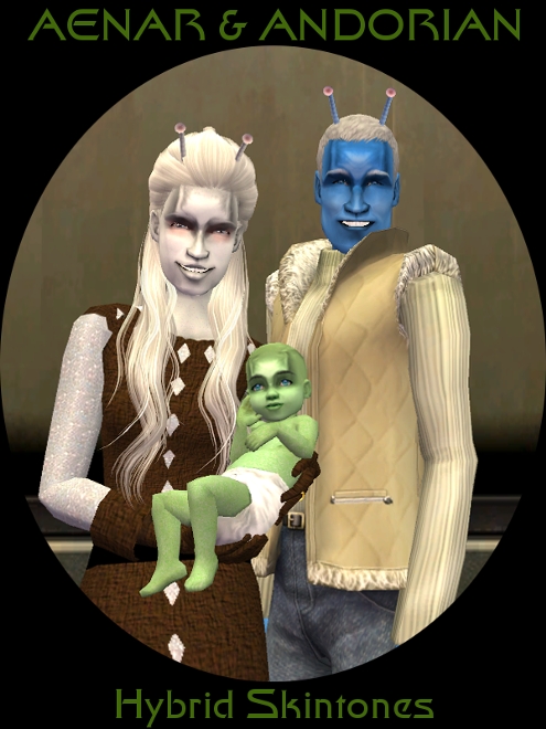 кожа - The Sims 2: Скинтоны (кожа). MTS2_puppetfish_1029419_Hybrid_Family
