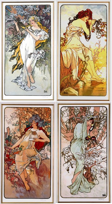 Mucha 4 Seasons