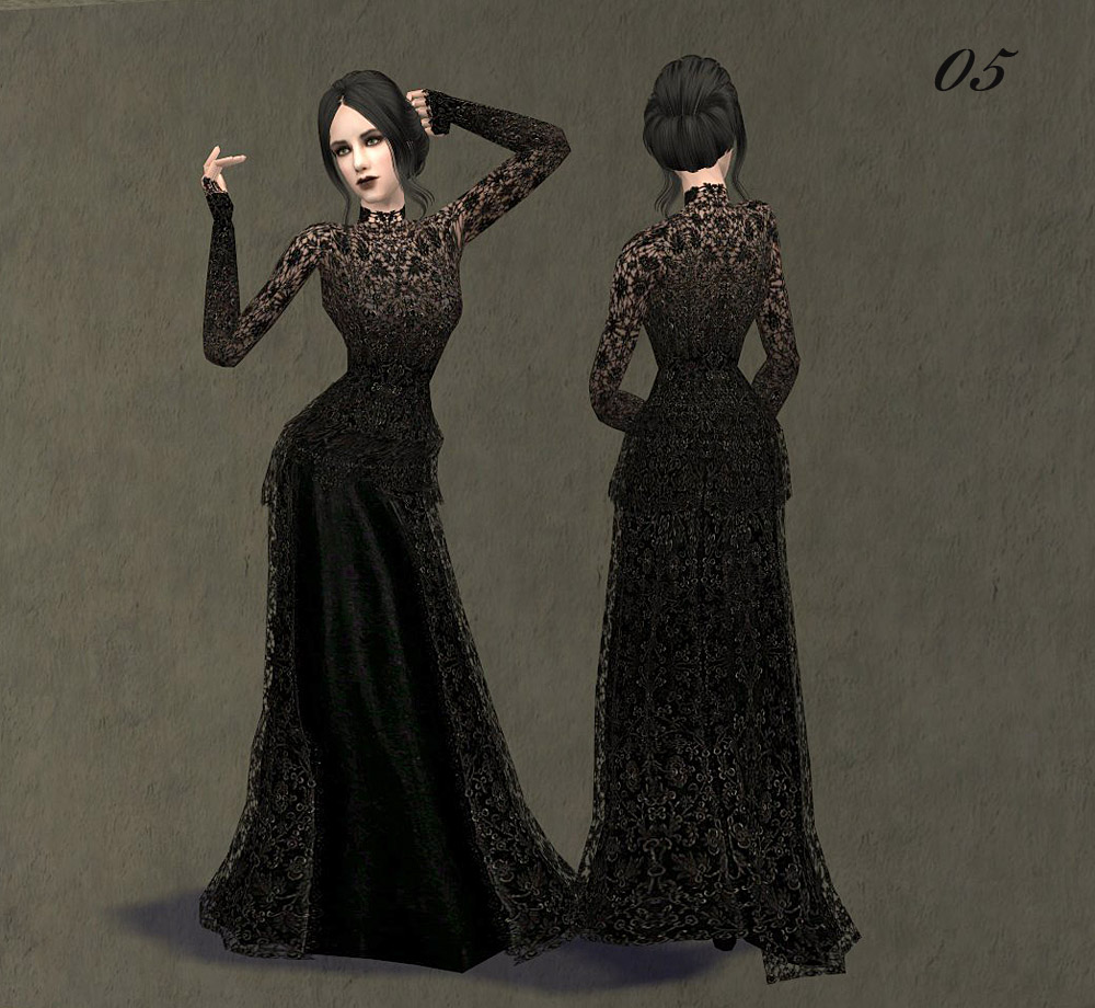 Mod The Sims Fashion Story From Heather Charm Of Gothic 5