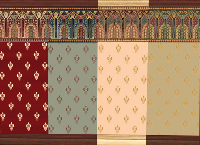 victorian wallpapers. Bamp;B Victorian Wallpapers Set