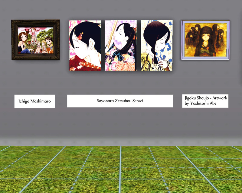 Anime Posters Sims 3