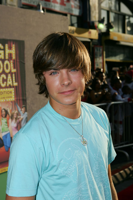 zach efron hairstyle. same hairstyle everyday