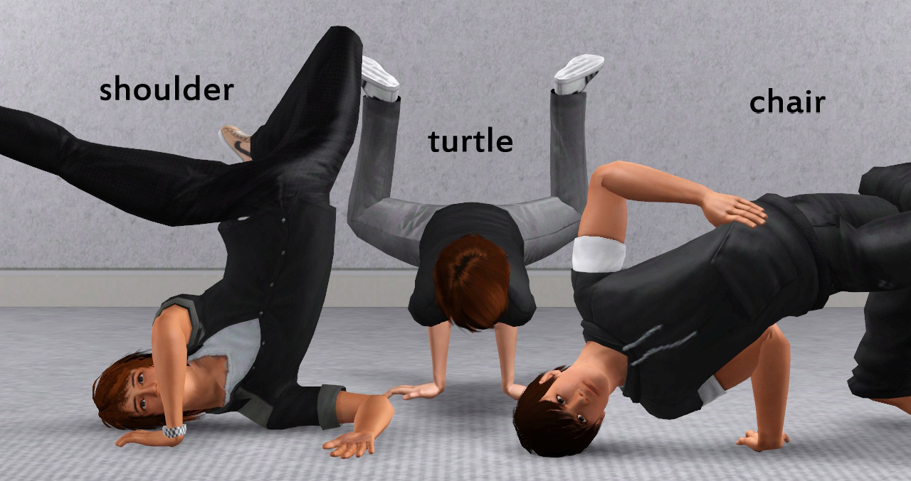 Breakdance+poses