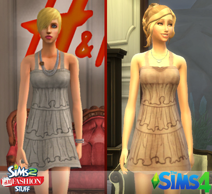 Mod The Sims H M Stuff Pack Dress Converted To The Sims 4