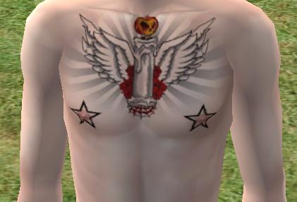 Mod The Sims - Off to the Tattoo Parlor - Oldschool Tattoos on pale skin