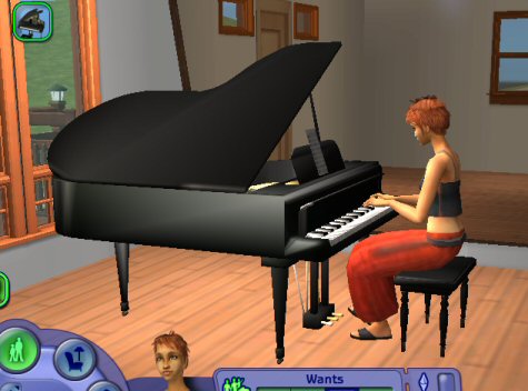 sims 2 piano