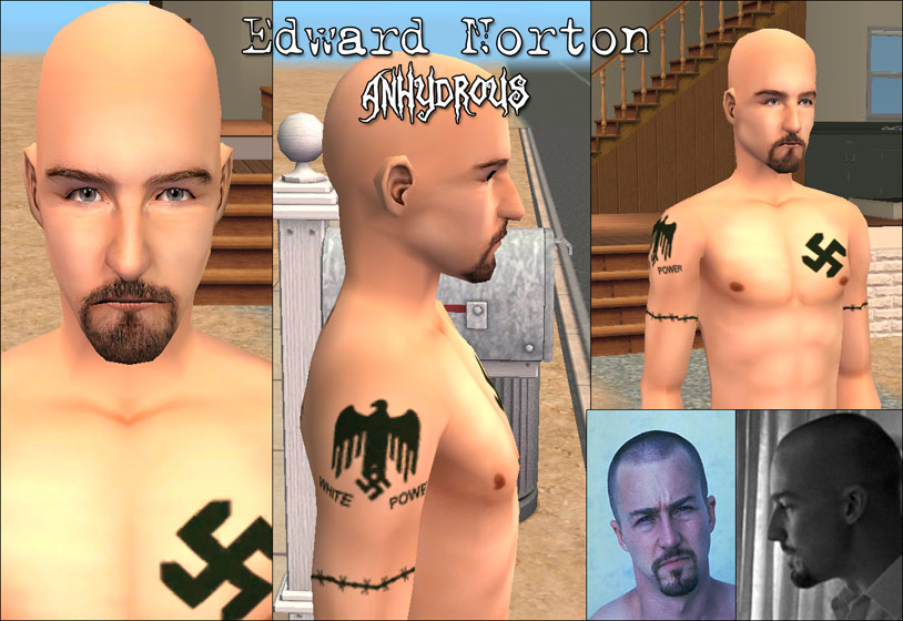 american history x tattoos. (American History X)