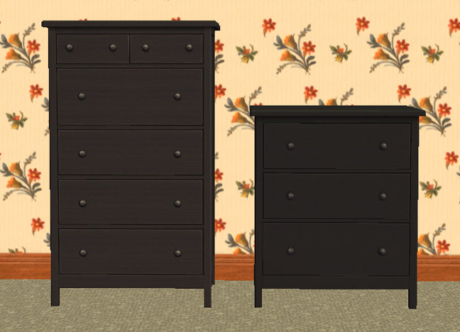 Mod The Sims Maxis Match Hemnes Dresser Recolours