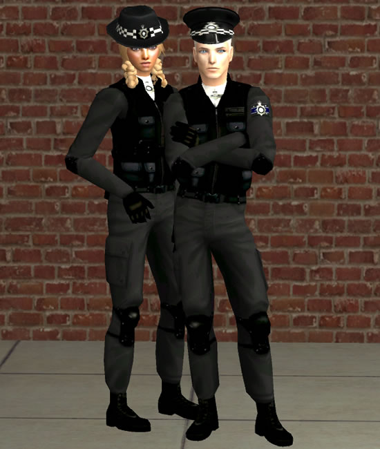  finding anything, I decided to make these UK general police uniforms!