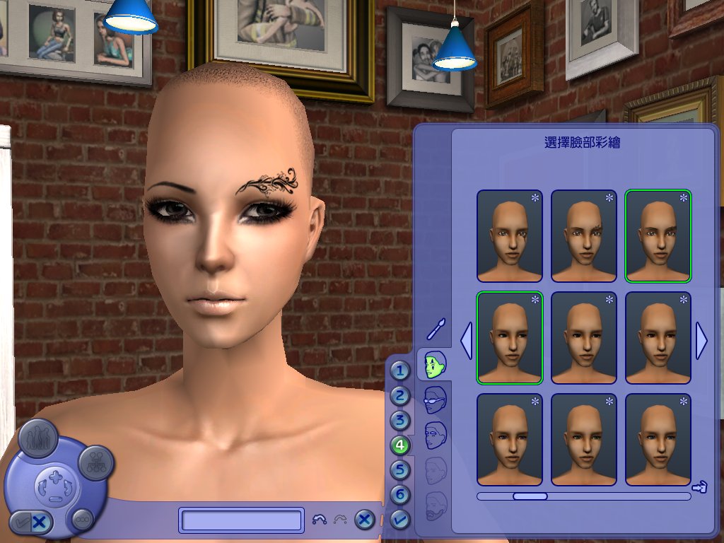Mod The Sims Tattoo on face