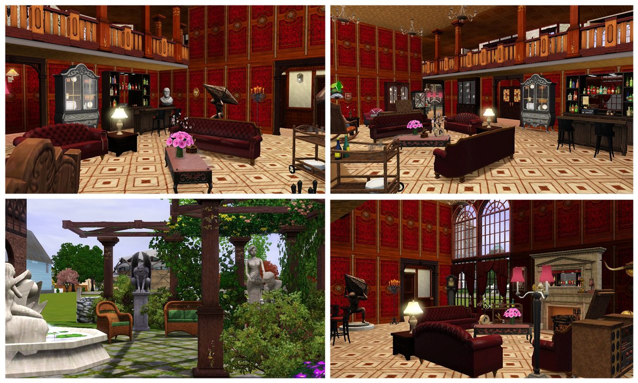 Mod The Sims Glenridge Hall The mansion from TV series "The Vampire Diaries"