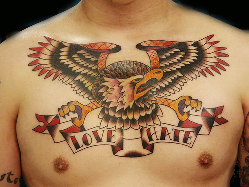 tattoo chest piece