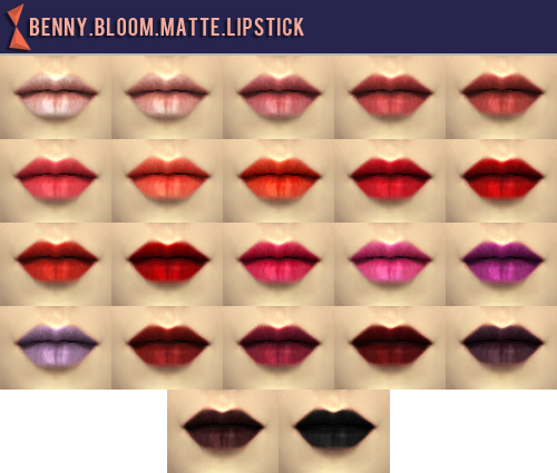Shades Of Yellow Names mod the sims - matte lipstick - 22 shades Shades Of Yellow Names mod the sims - matte lipstick - 22 shades