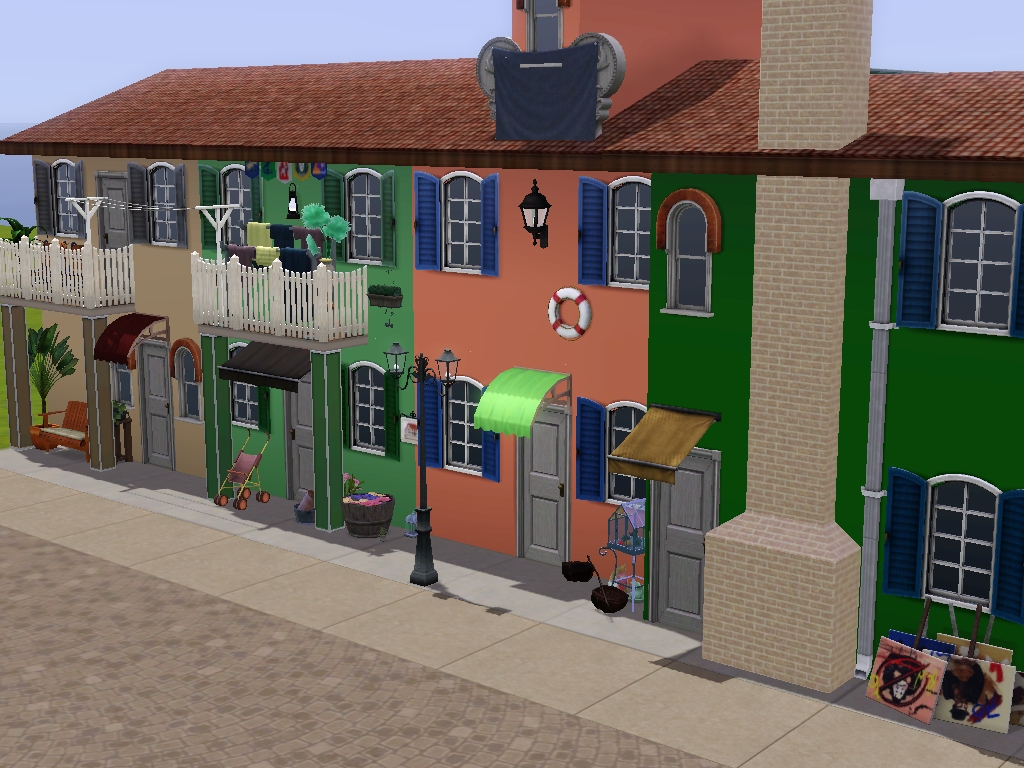 Mod The Sims - Venice - a Street reproduction of Burano Mod The Sims - Venice - a Street reproduction of Burano