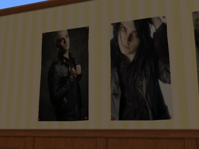 Mod The Sims - Gerard Way posters- Black or Blonde (hair that is!)