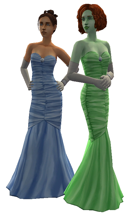 Mod The Sims - Princess Gowns for Teens