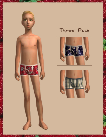 одежда - The sims 2. Детская одежда: для мальчиков. - Страница 10 MTS_Purplepaws-651854-boysthreepacksoccerboxerbriefs
