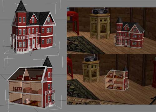halliwell manor dollhouse