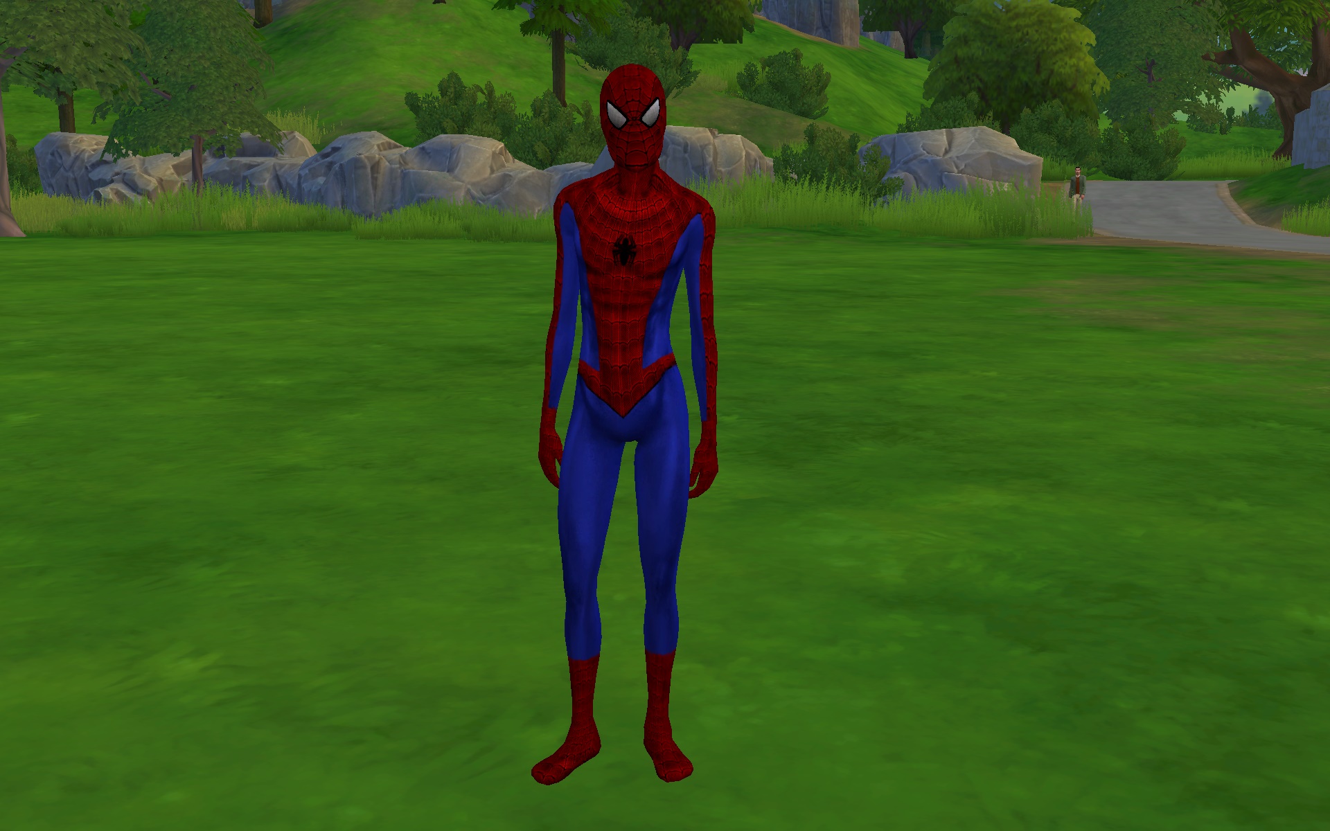 Sims 4 Spider Man.