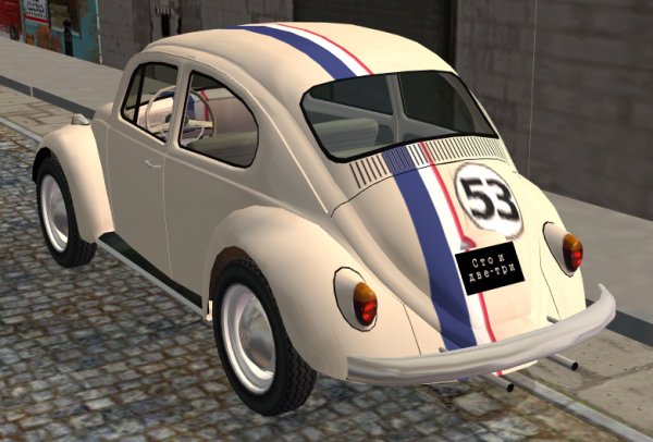 Mod The Sims 1965 VW Bug Herbie recolor