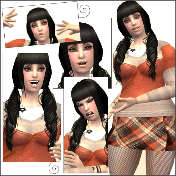 Mod The Sims - Tattooed Plus Size Model: Viviane