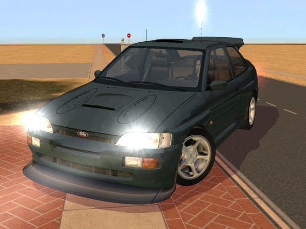 Mod The Sims 1994 Ford Escort RS Cosworth Rally Raid Road Version 