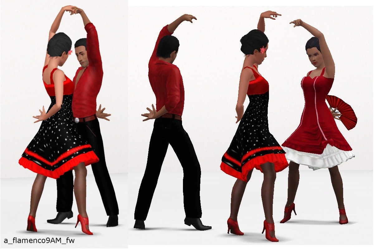 Mod The Sims Mix Match Some More Flamenco Couple Poses Part 2