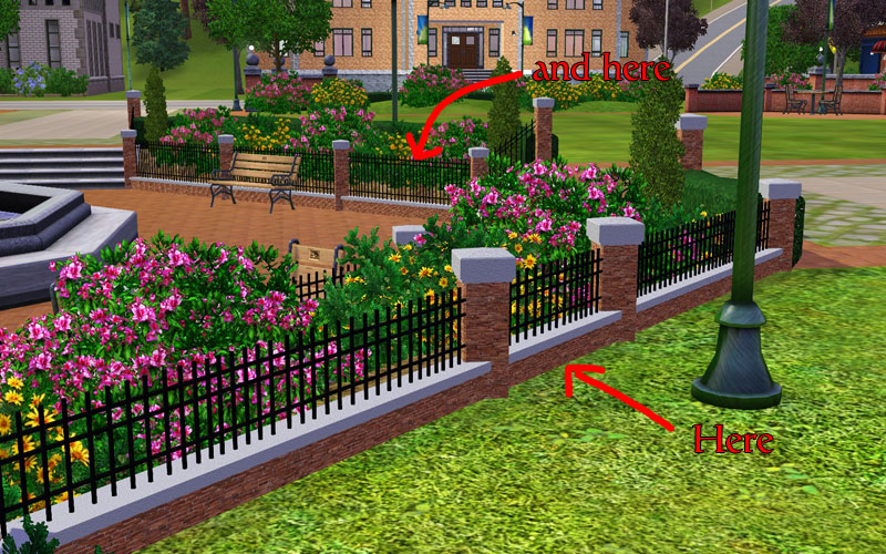 Mod The Sims - 3 New Fences - Wrought Iron Fence - Updated 7th Mar, Now ...