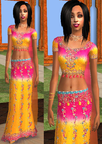 Mod The Sims - Indian dress