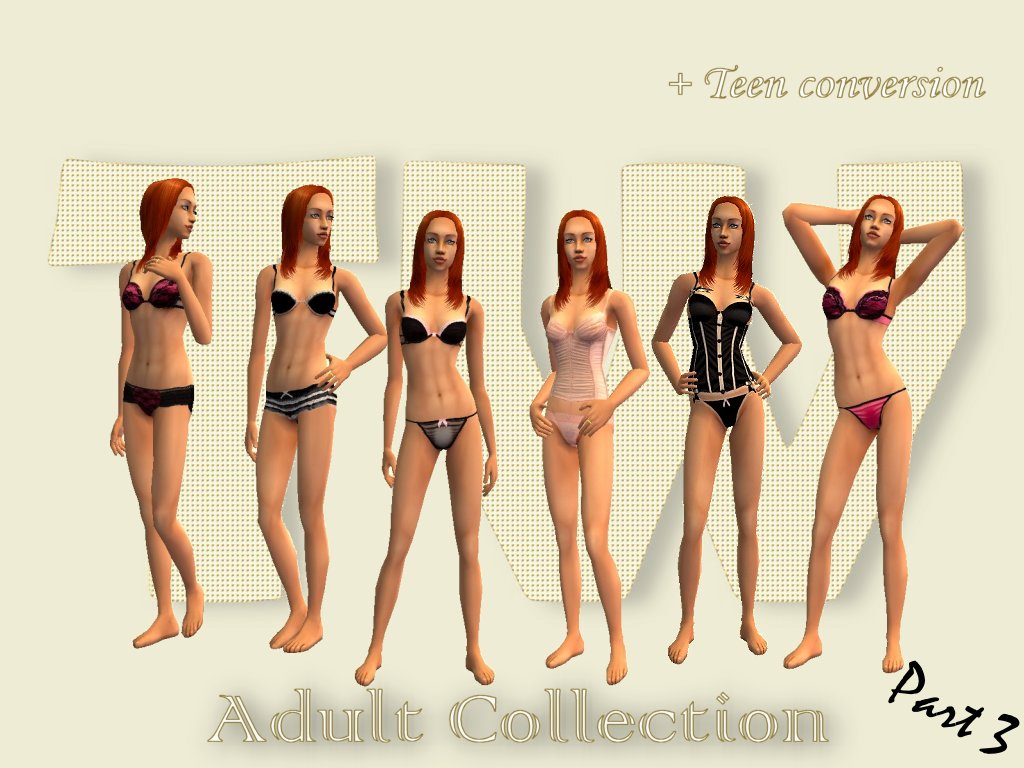 4 dessous sims CHVLR COLLECTIONS