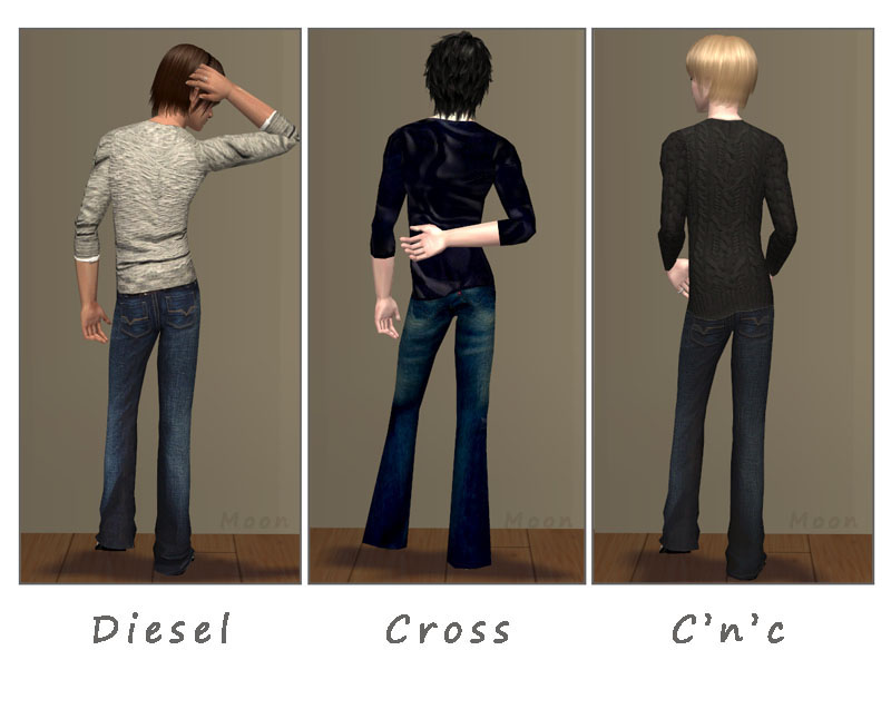 Mod The Sims - 3 New Adult Male Outfits
