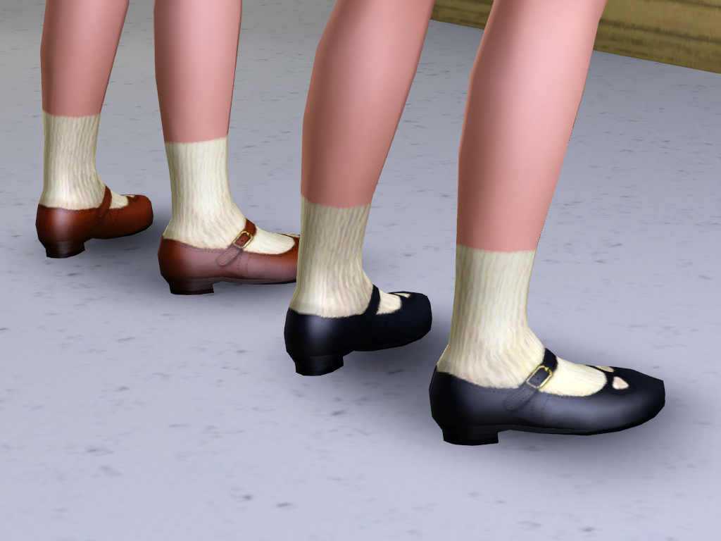 Mod The Sims - Scamperoos Mary Janes