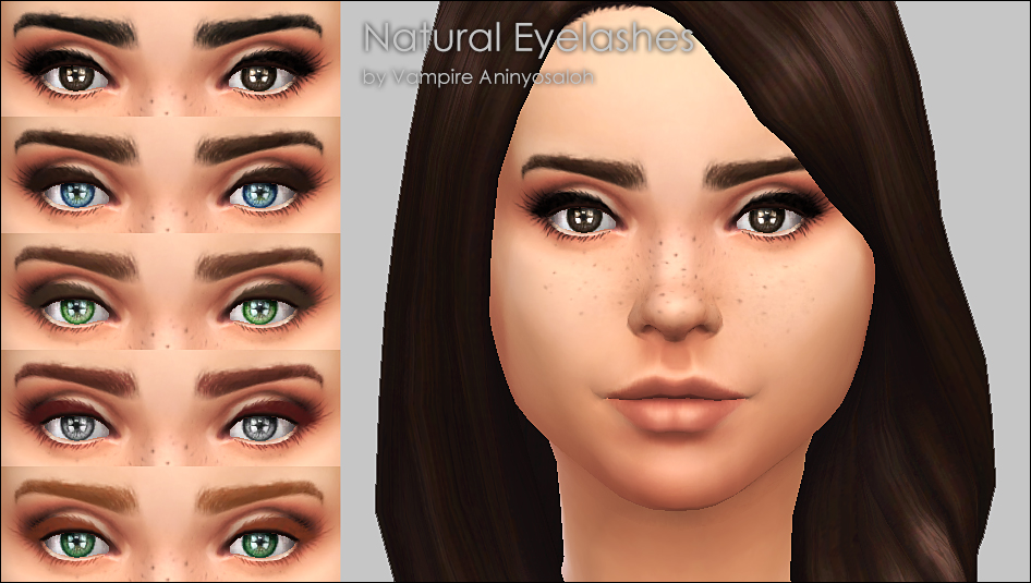 natural looking sims 4 eyelashes 
