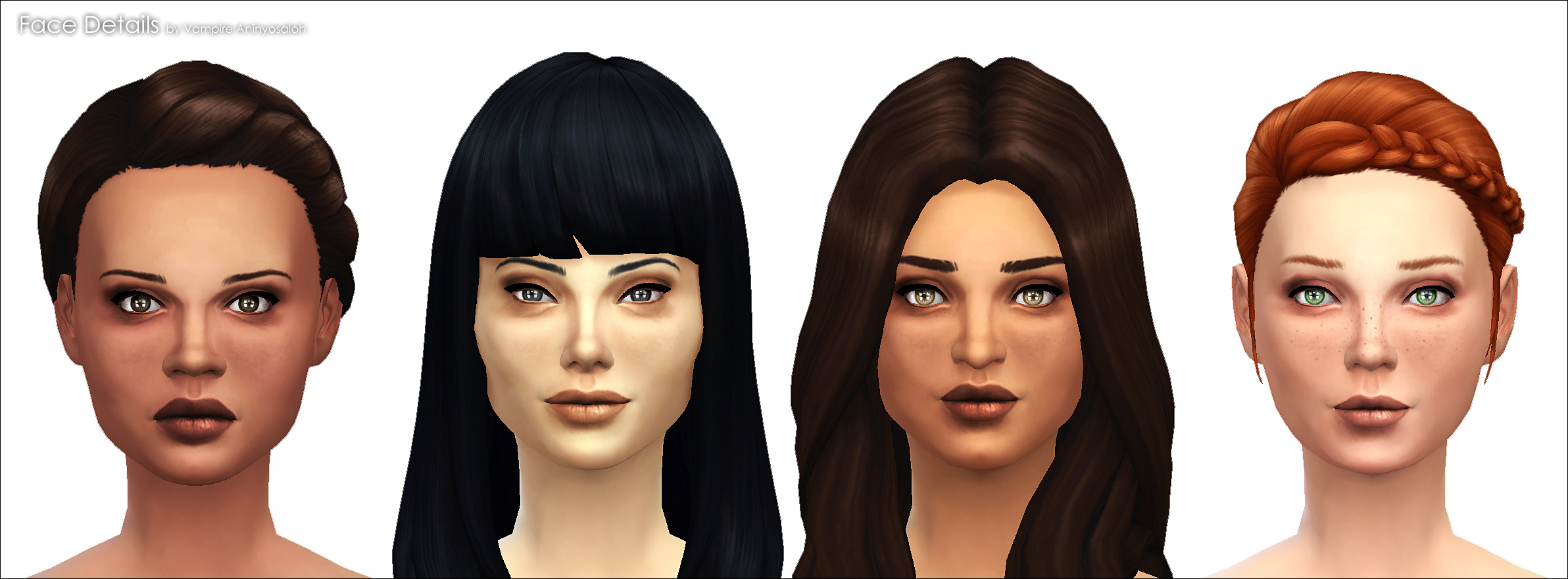 Sims 4 Updates, Mod The Sims Face Details Face Overlay, Remussims Wrinkles ...