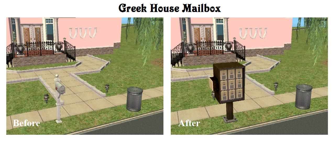 Mod The Sims Al Multi Mailbox For Non Apartment Use With Universal Buyable Mailbox