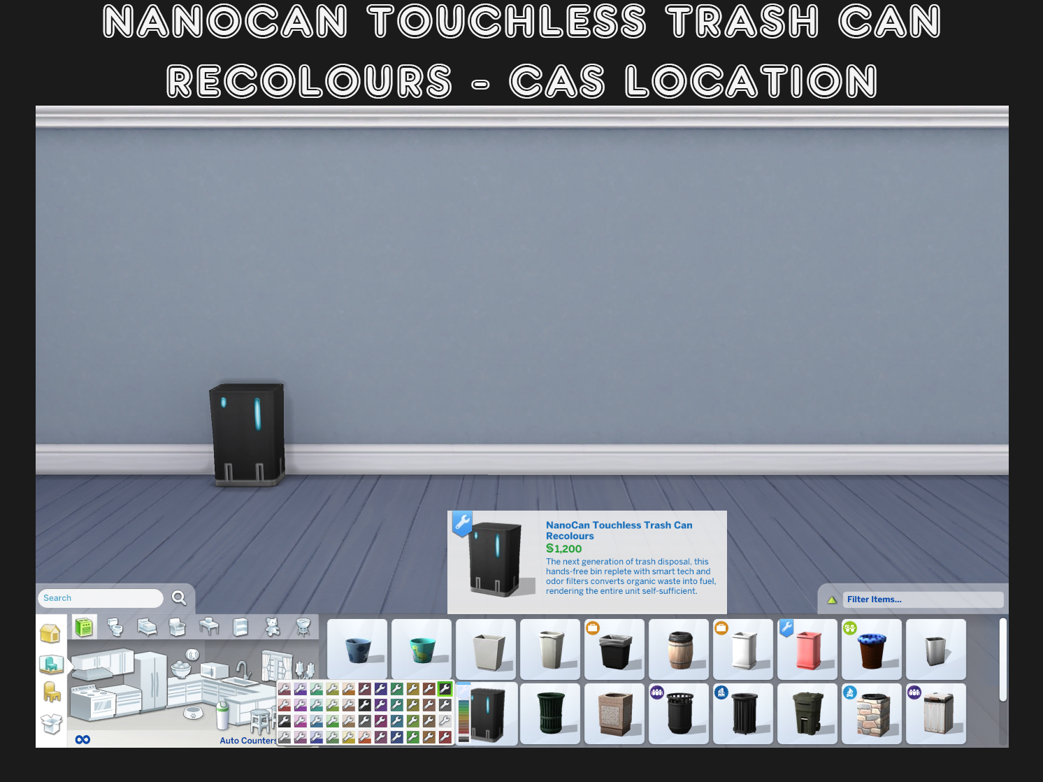 sims 4 nanocan touchless trash can sims 4 nanocan touchless trash can