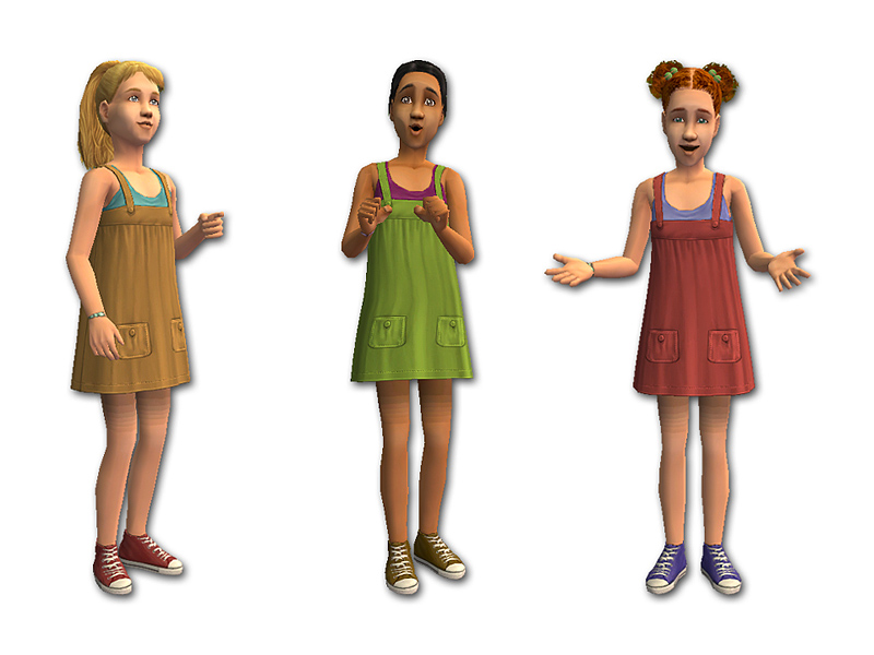 Mod The Sims - Summer Jumpers with Sneakers