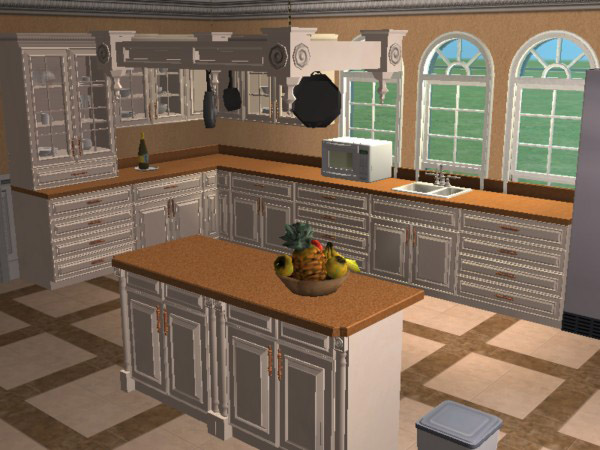 Mod The Sims - Tuscan Kitchen Recolor - Antique White