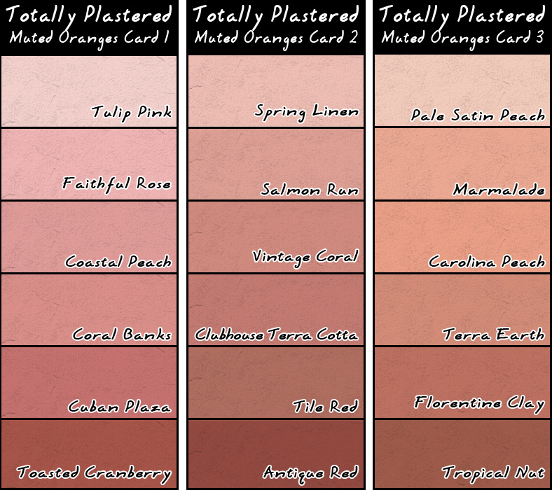Mod The Sims - Totally Plastered: The Muted Oranges