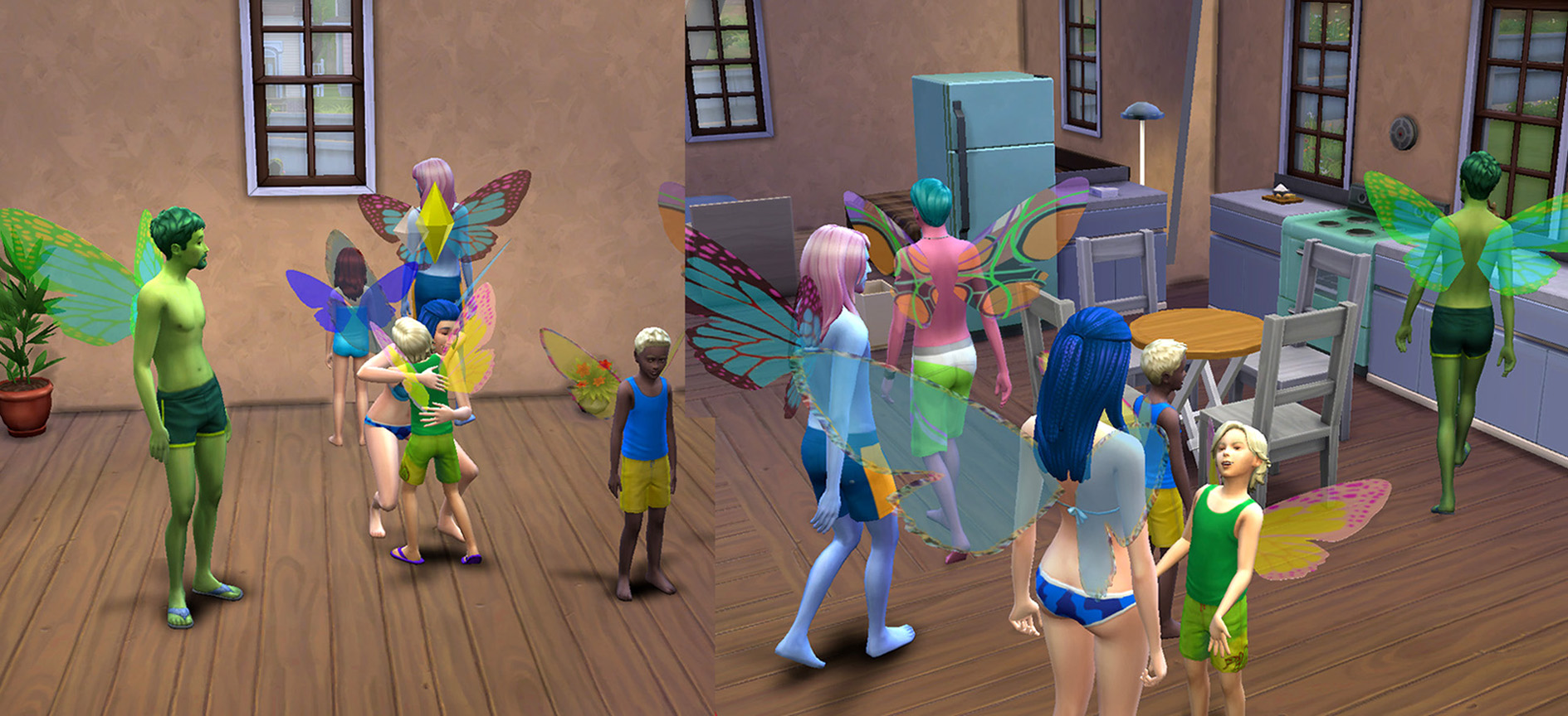Sims 4 Fairy Wings. 