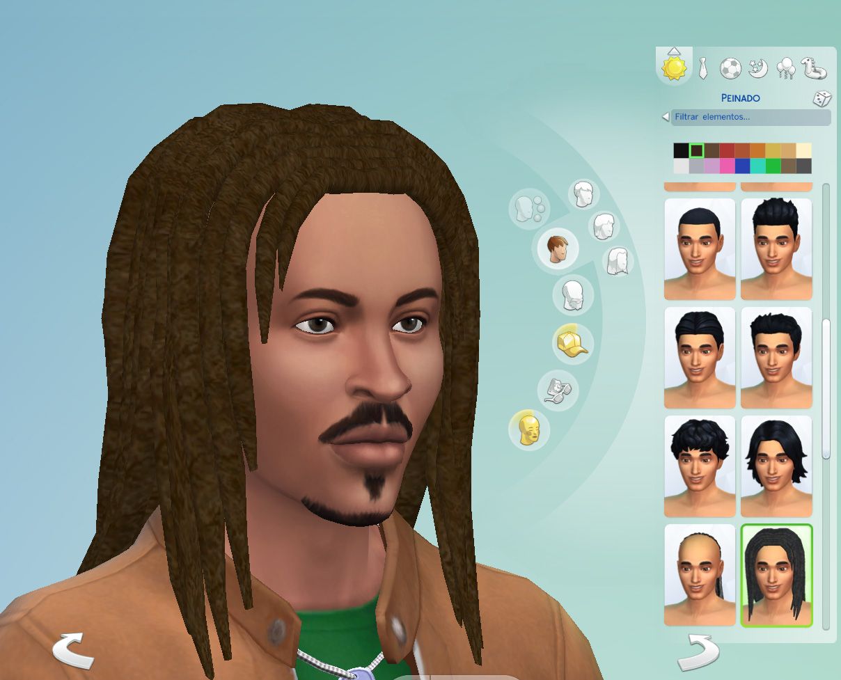 Mod The Sims - Bob Marley dreads Unisex. Child to elder