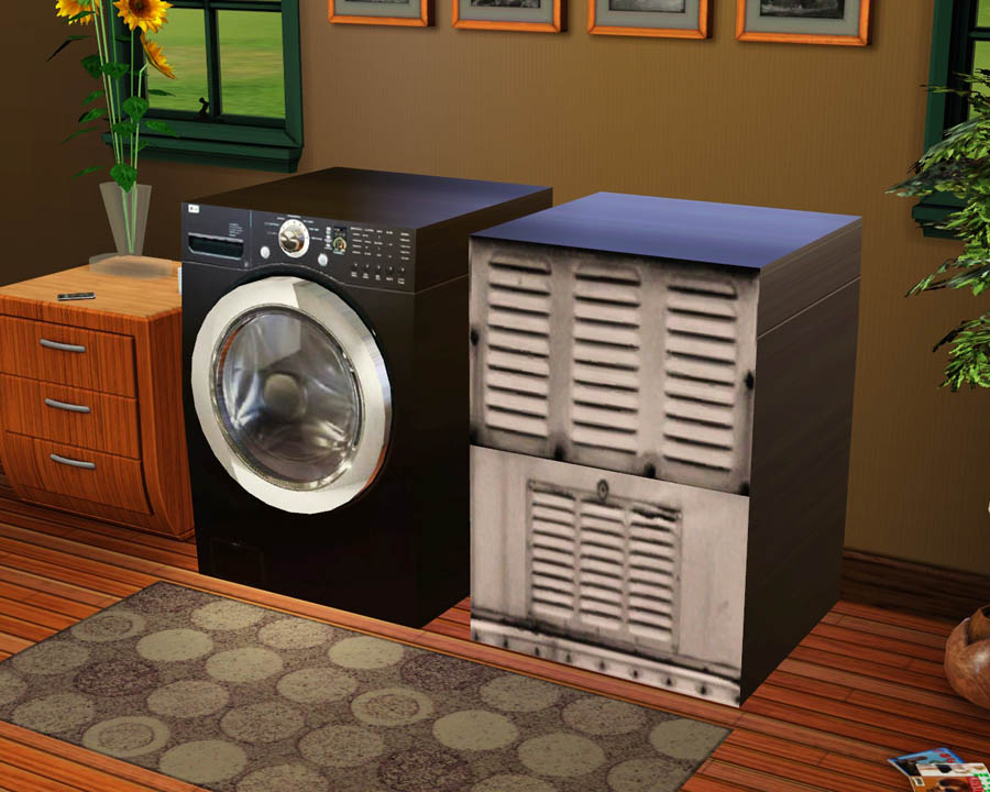 Mod The Sims - Decorative LG Washer & Dryer