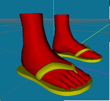Mod The Sims - Mesh problem creating flip flops