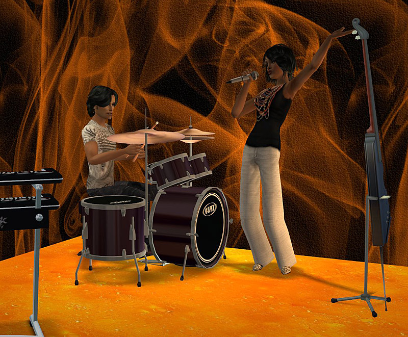 Mod The Sims - Music - part 2, 11 maxis drums recolors