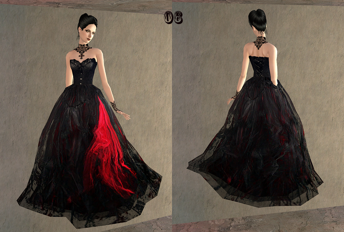 Mod The Sims - Fashion story from Heather. Wedding. Charm of Gothic ...