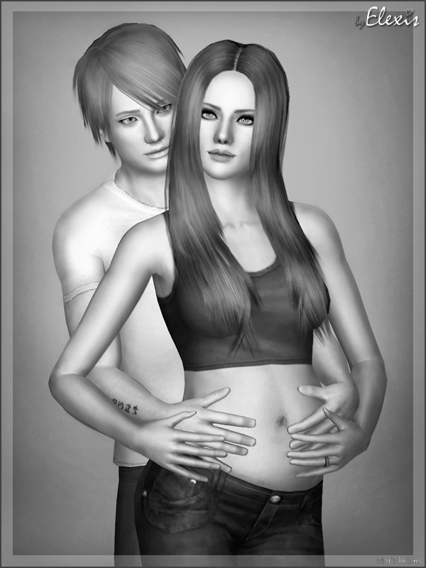 My Sims 3 Poses: "Babymoon" - Pregnancy Couple Photography Poses ...