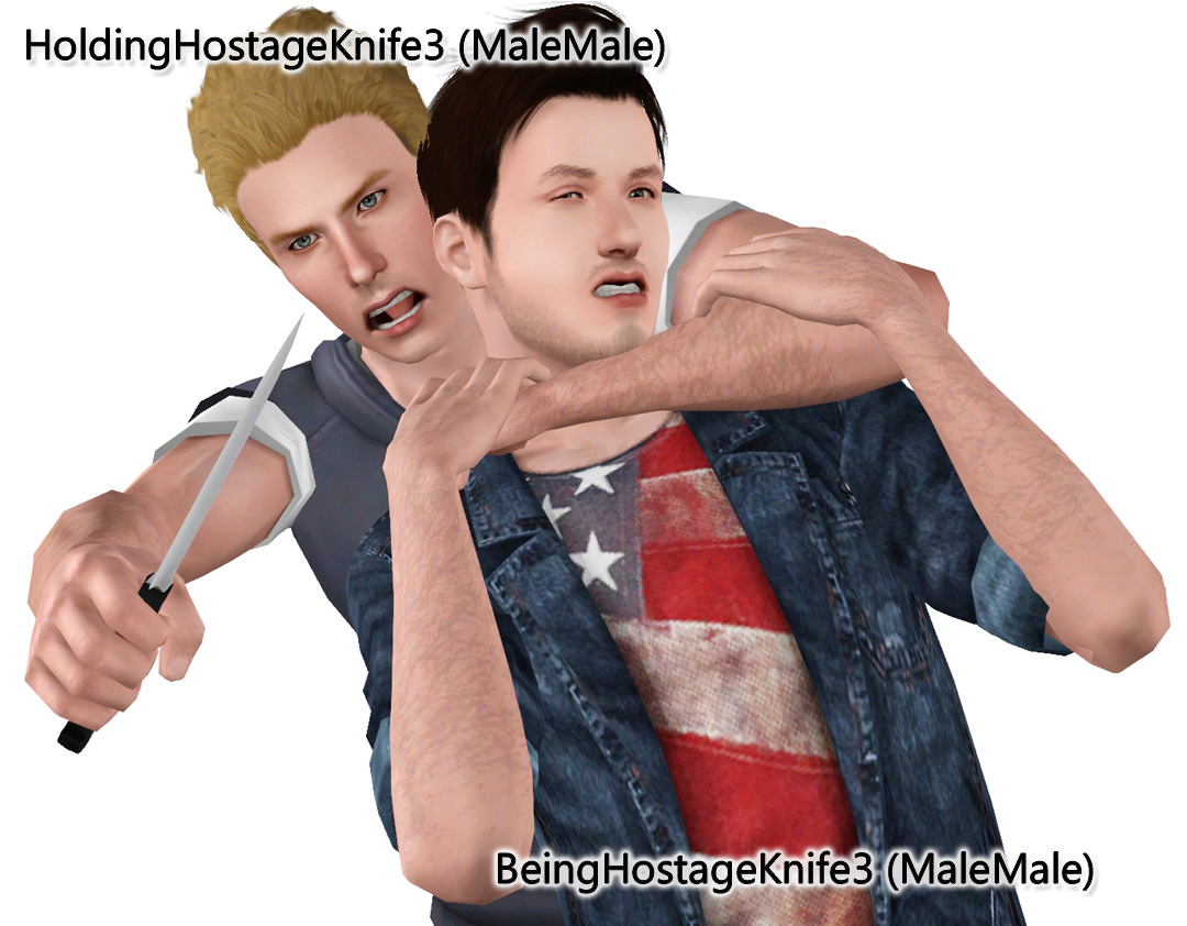 Mod The Sims - Hostage With Knife Poses