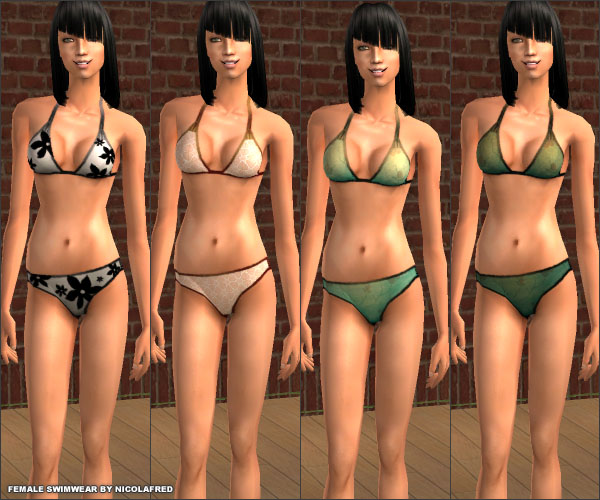 sims 4 swimsuit model career