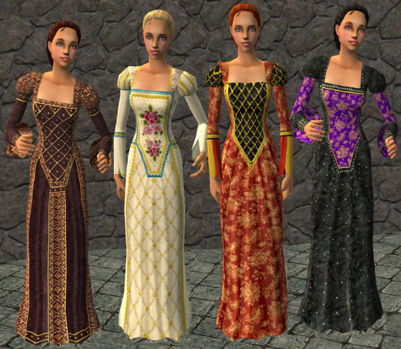 the sims medieval mods clothing